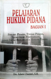 Pelajaran Pidana Bagian 1