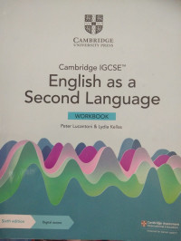 English as a Second Language: Workbook