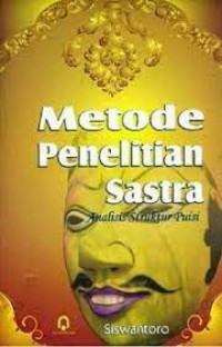 Metode Penelitian Sastra