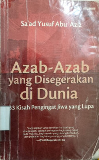 Azab-Azab Yang Disegerakan di Dunia